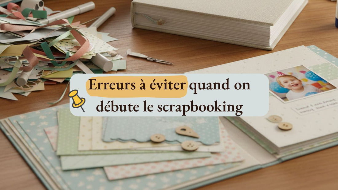 Erreurs à éviter quand on débute le scrapbooking