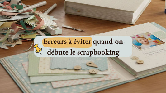 Erreurs à éviter quand on débute le scrapbooking
