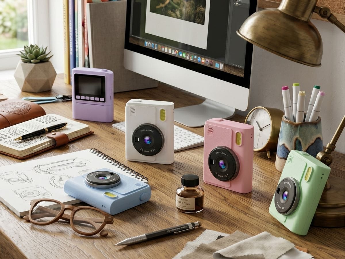 Appareil Photo Instantané avec Ecran Alboomeo
