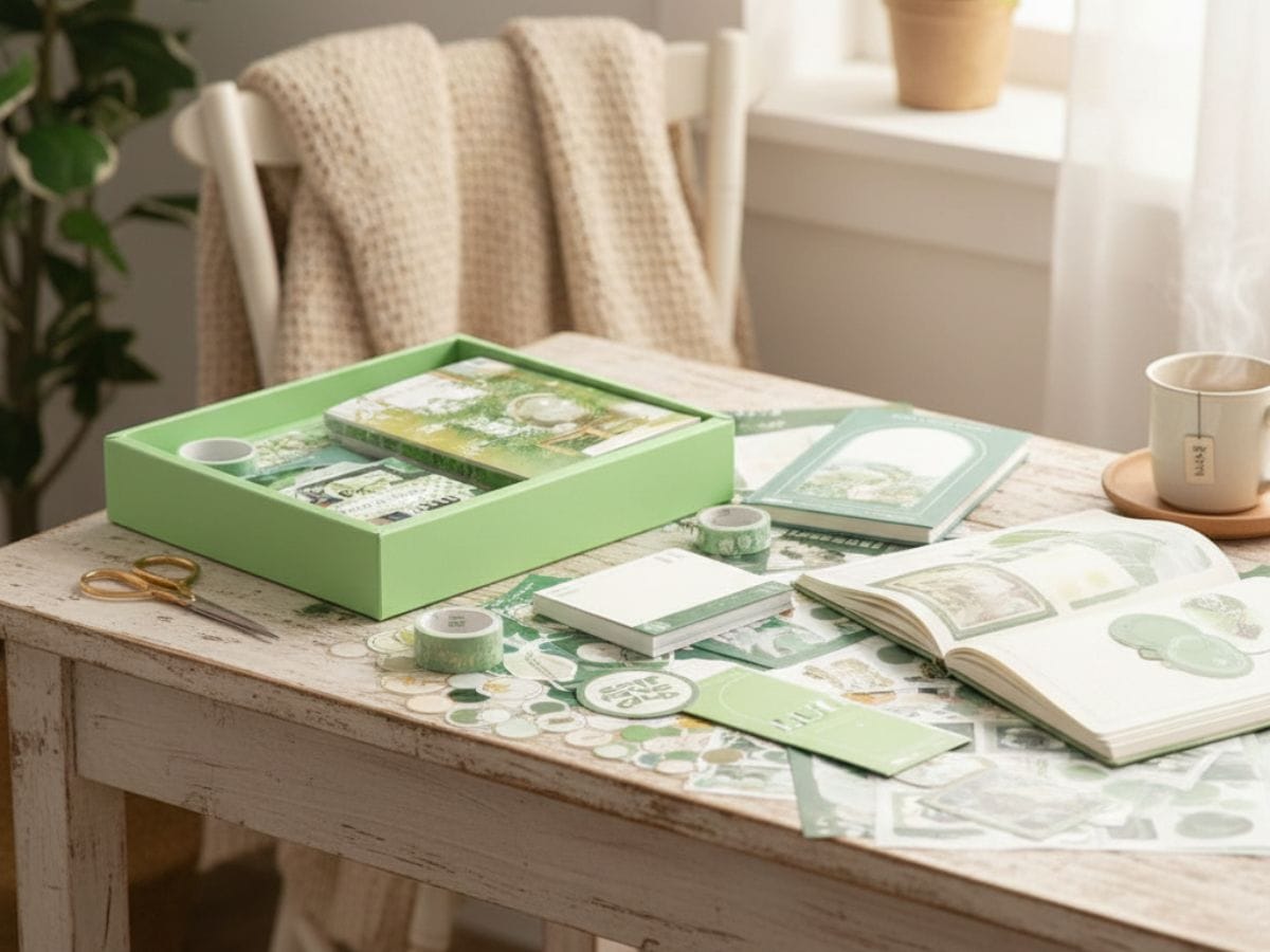 Kit de Scrapbooking Botanique Nature Adulte Alboomeo