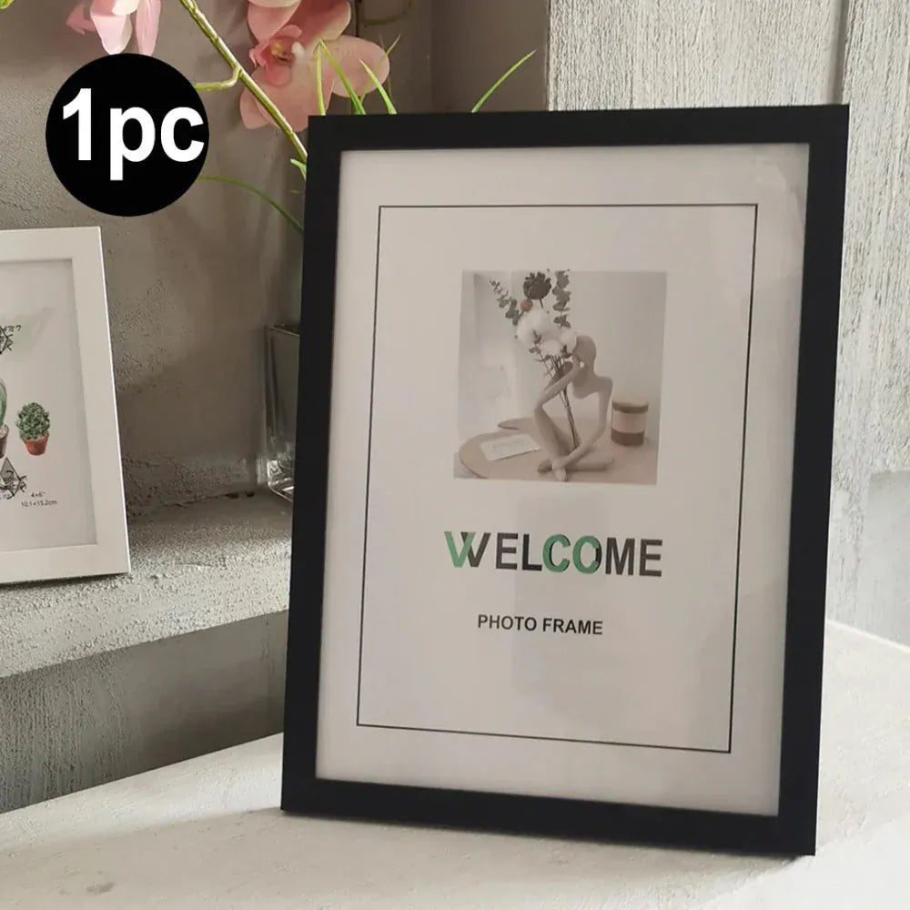Cadre Photo Taille Standard 1PC Couleur Noire