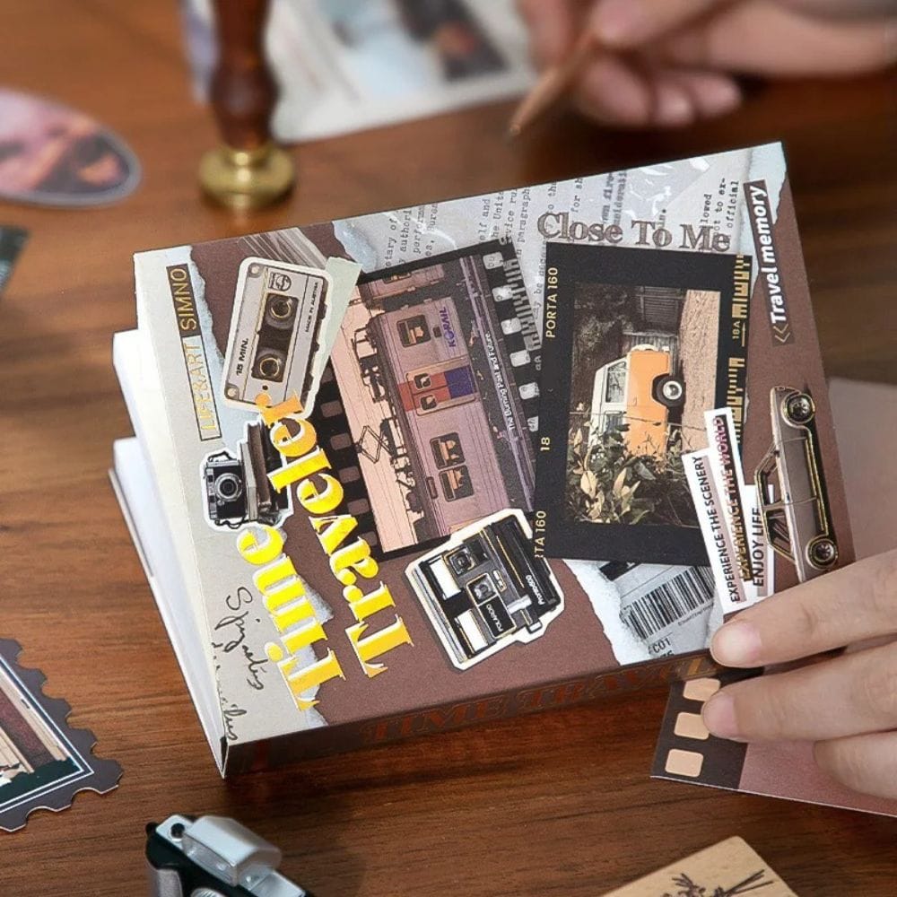 Coffret Scrapbooking Adulte Roadtrip Vintage Crépuscule