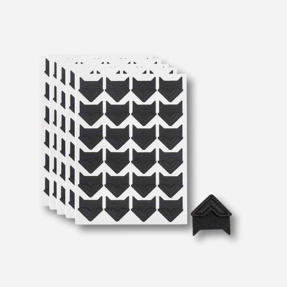 Coins Photo en Papier Noir – 120 Coins