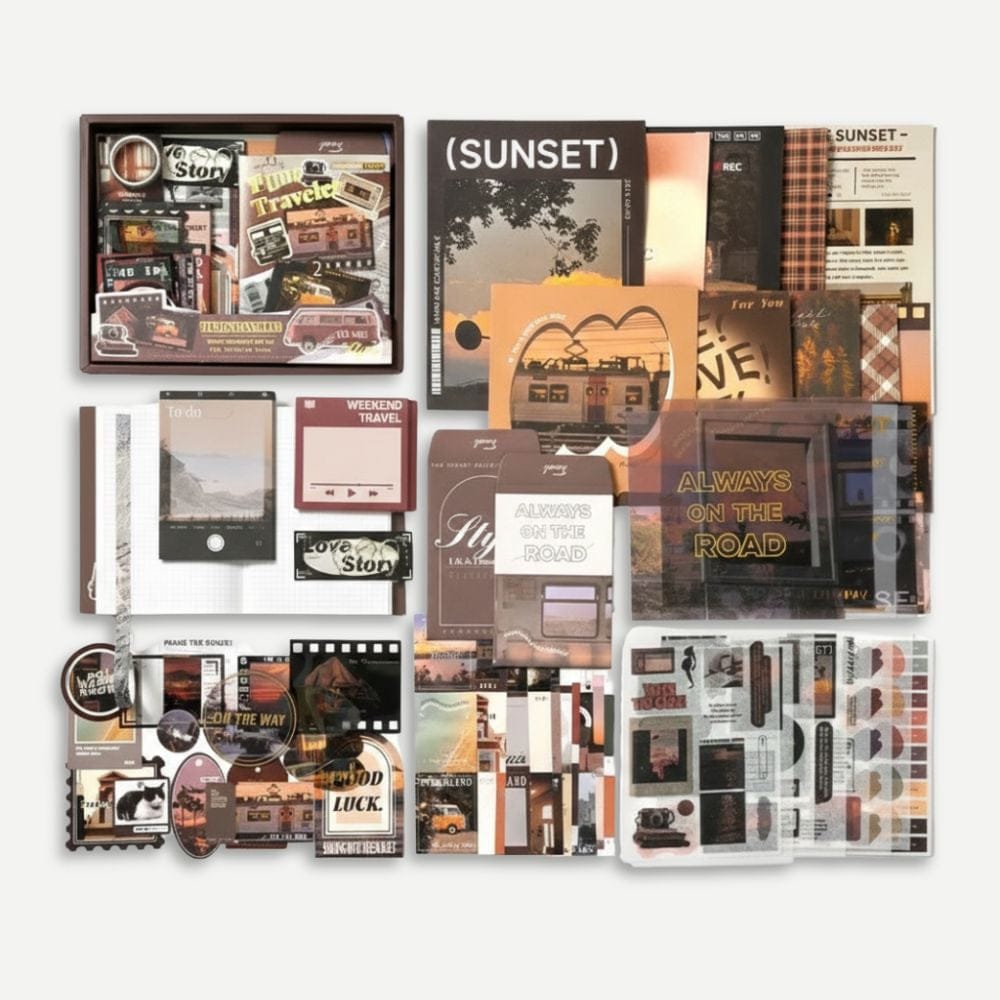Kit Complet Scrapbooking pour Adulte Crépuscule