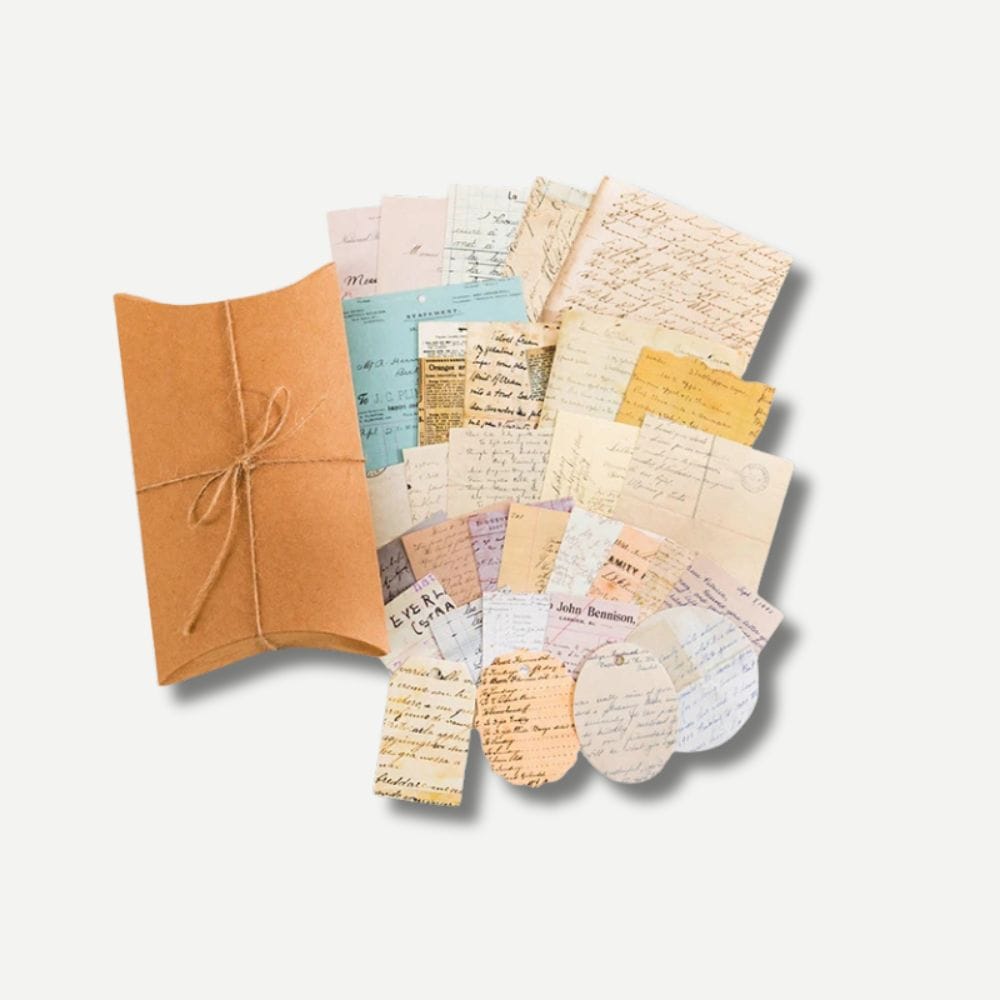 Kit Scrapbooking Vintage Pages de Journal
