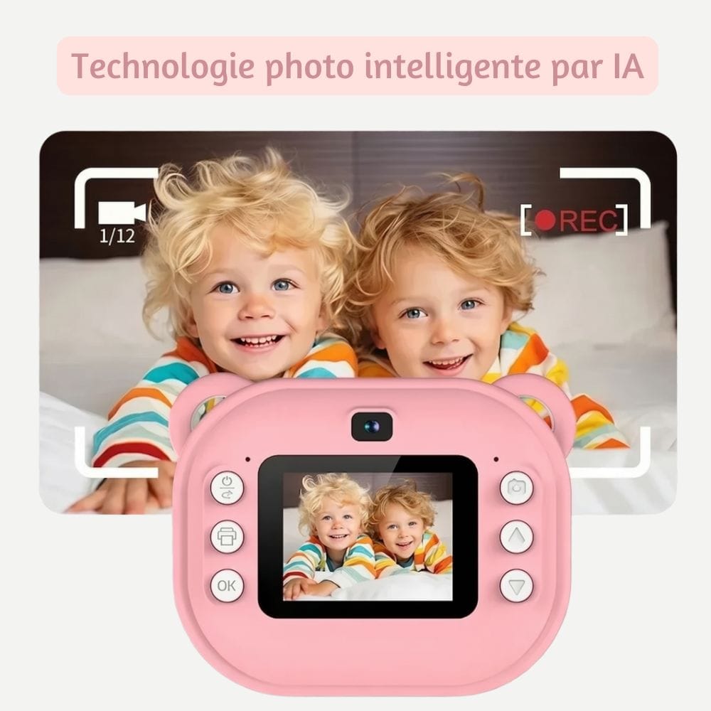 Mini Appareil Photo Instantané — Thermique Sans Encre