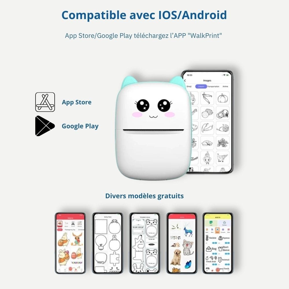 Mini Imprimante Thermique Bluetooth