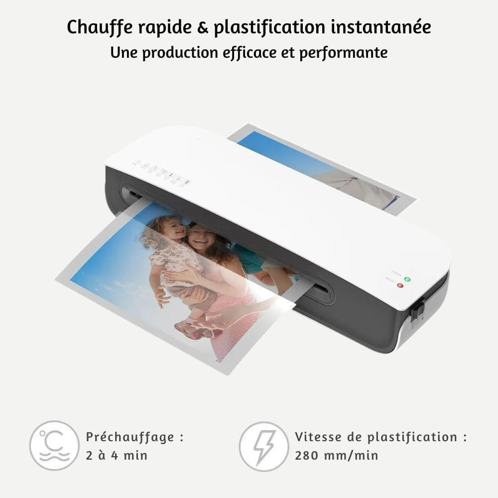 Plastifieuse A4 — Protection Imperméable Photos et Documents
