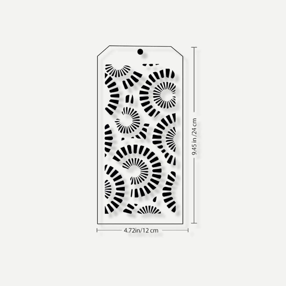 Pochoirs Feuilles Tropicales 6 Pochoirs