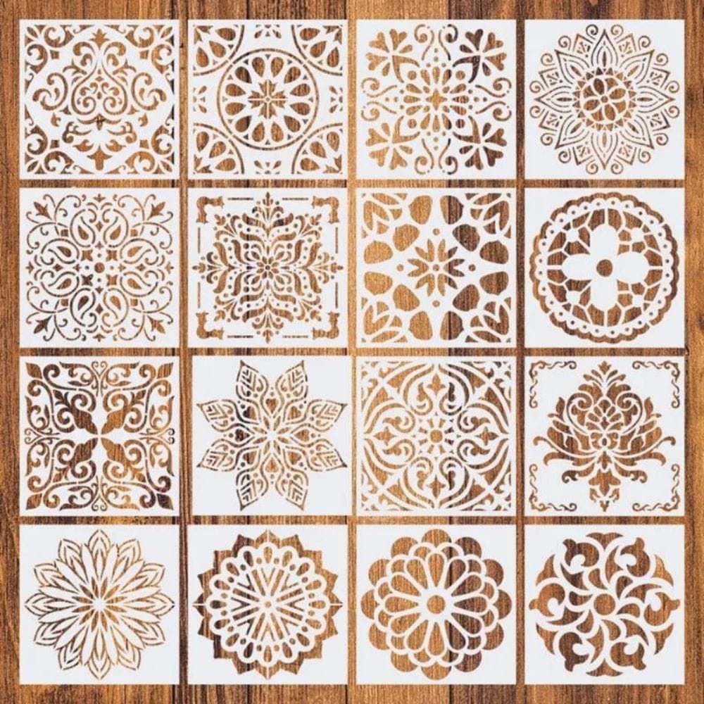 Pochoirs Mandala 16 Pochoirs