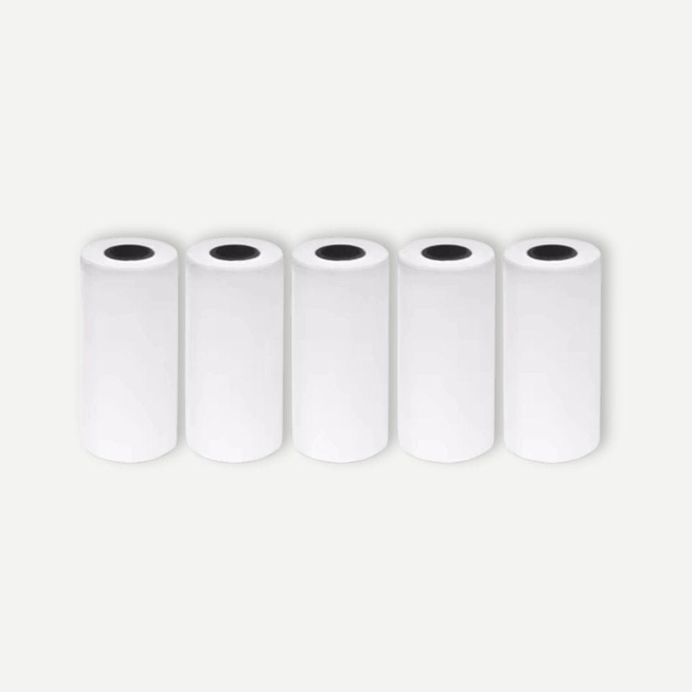 Rouleau imprimante thermique 5 rouleaux Blancs