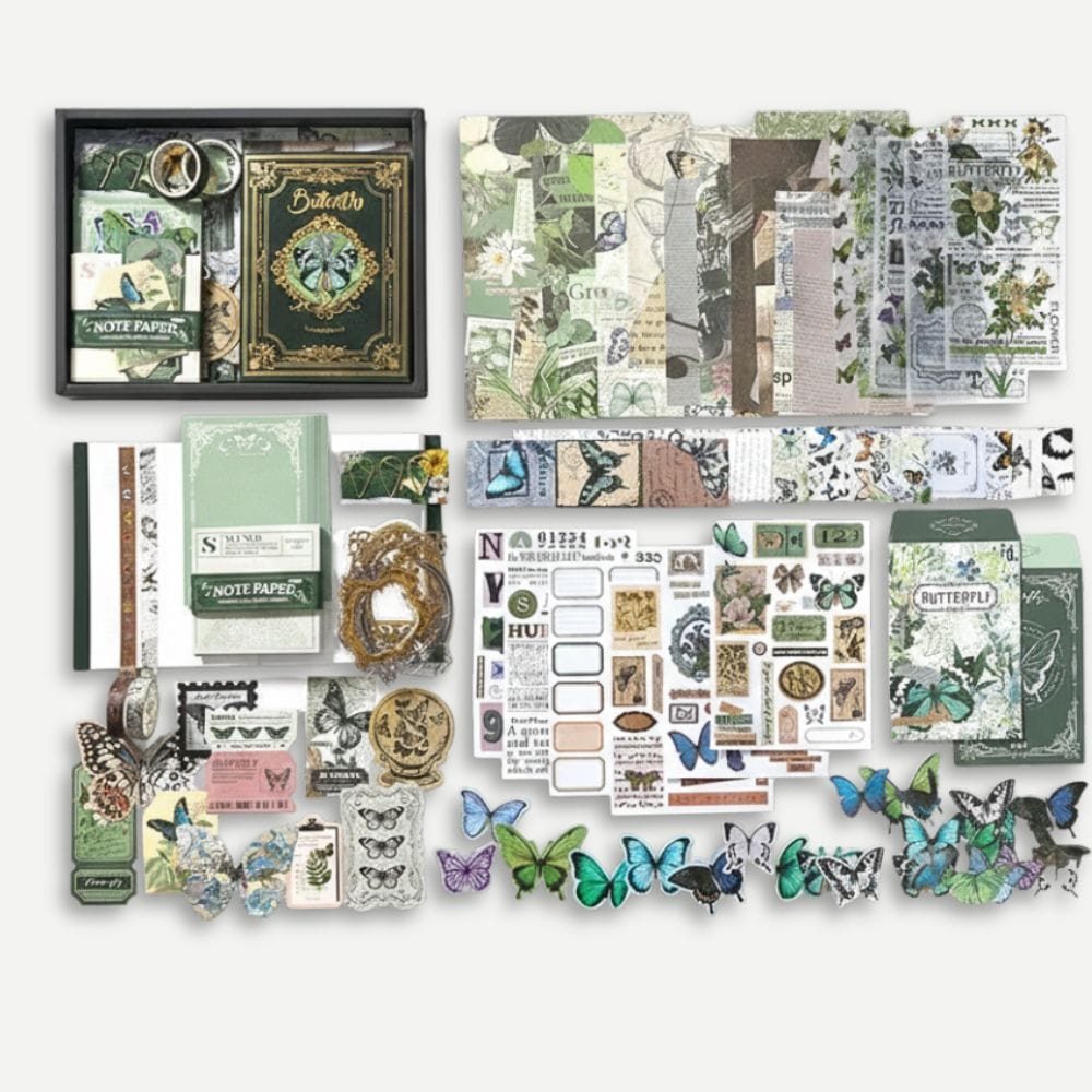 Scrapbook Kit thème Papillon Histoire de Forêt