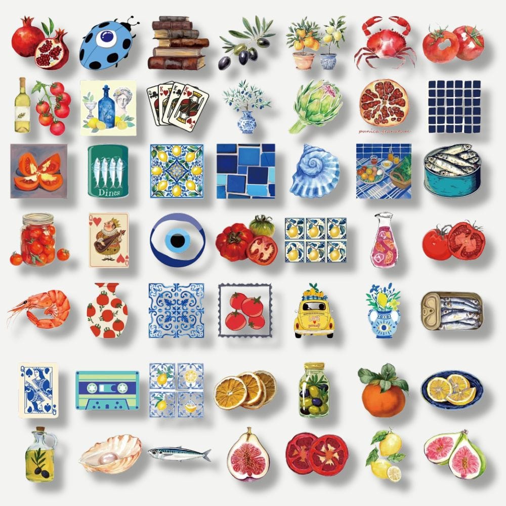 Stickers Provence 100 Pièces