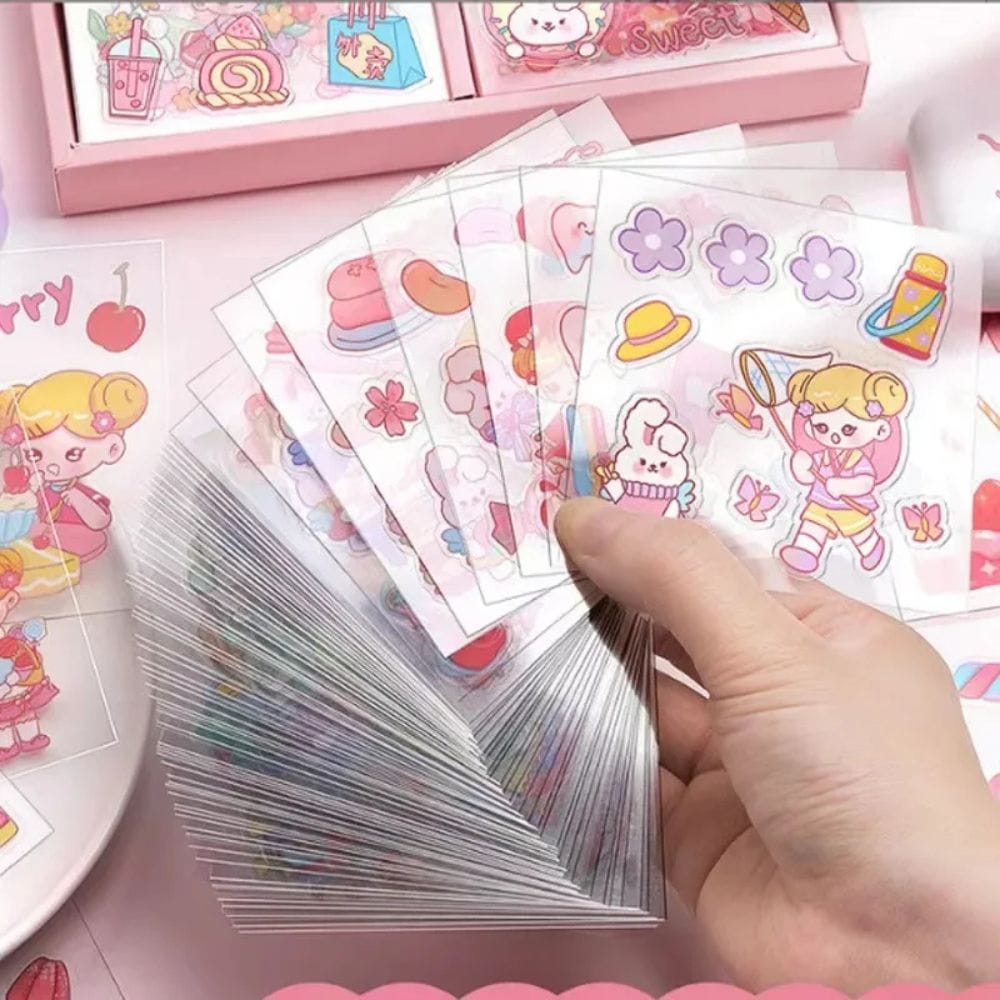 Stickers Transparents 100 Pièces