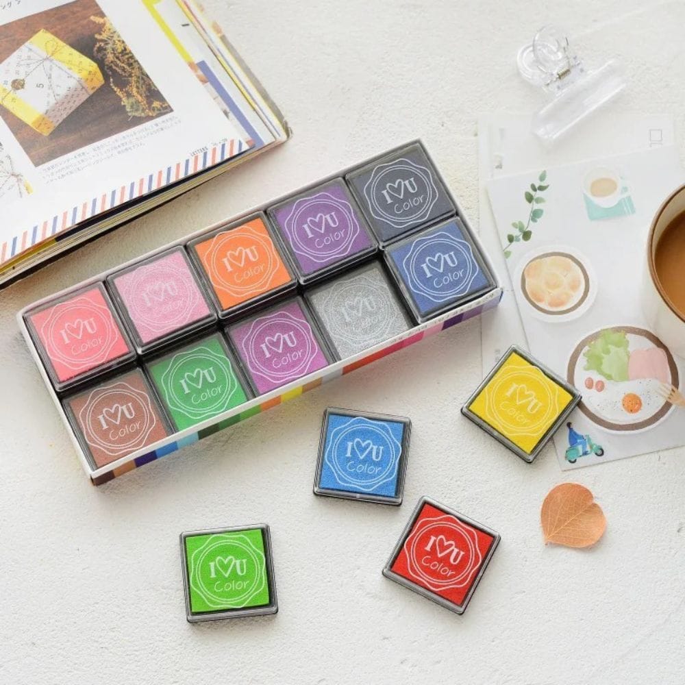 Tampon Encreur Multicolore Boite de 20 Encreurs