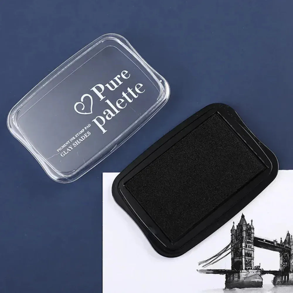 Tampon Encreur Vintage Noir Classique